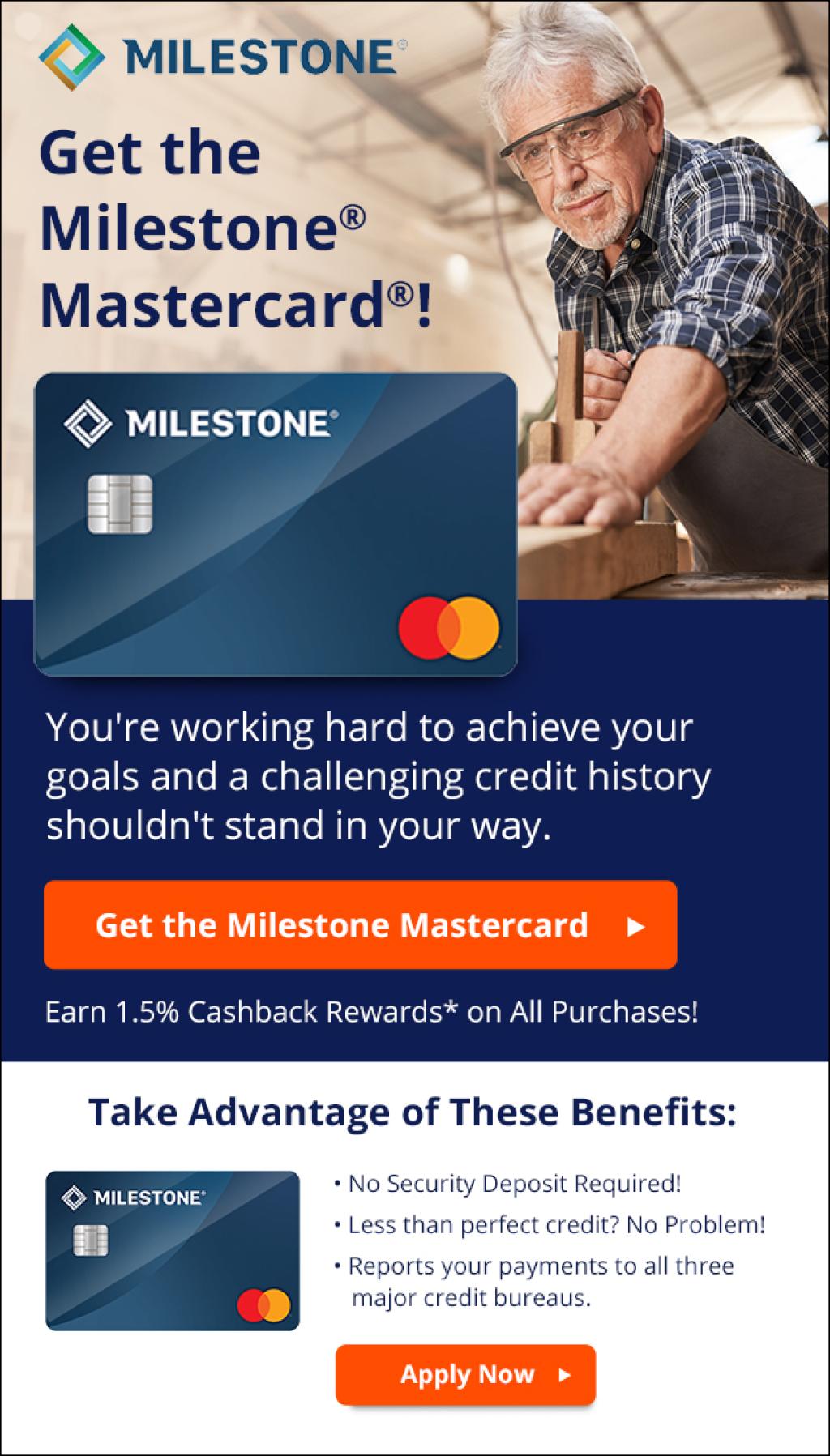 Milestone Rewards Mastercard