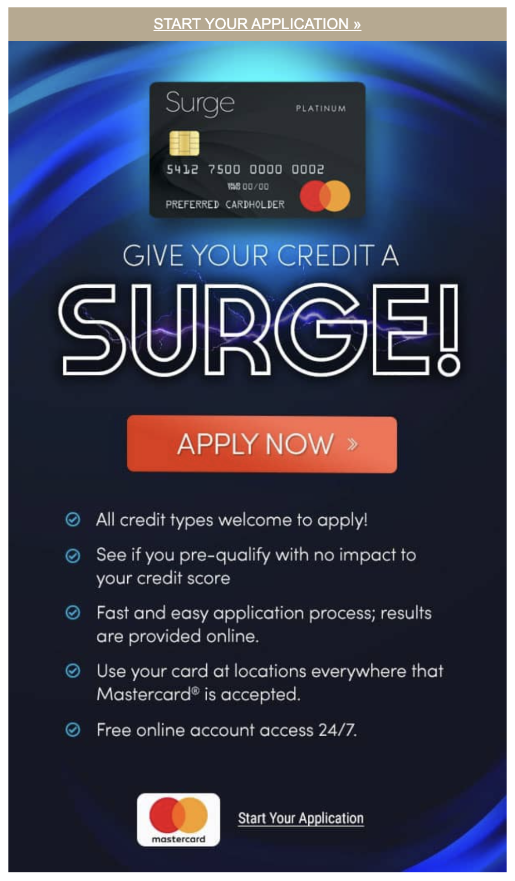 The Surge Mastercard