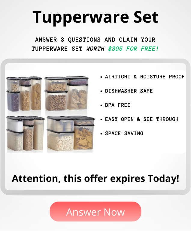 Tupperware Gift Opportunity